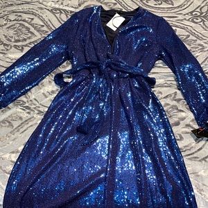 Sparkle Royal Blue Dress size 10 New